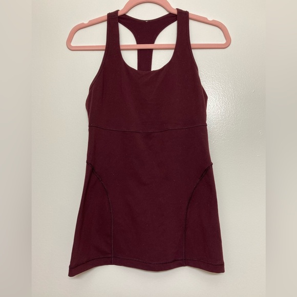 lululemon athletica Tops - Lululemon Burgundy Maroon Workout Tank Top!